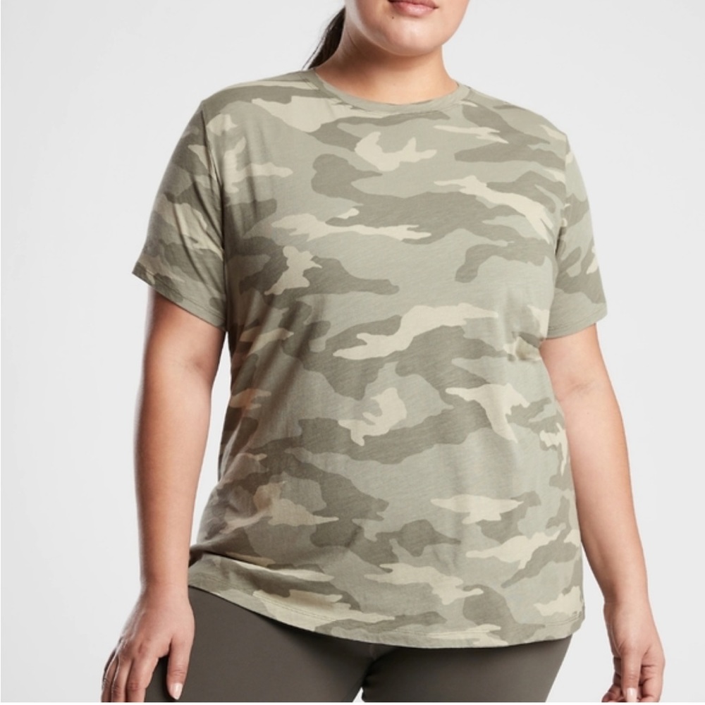 Athleta Organic Daily Cam Crew Tee